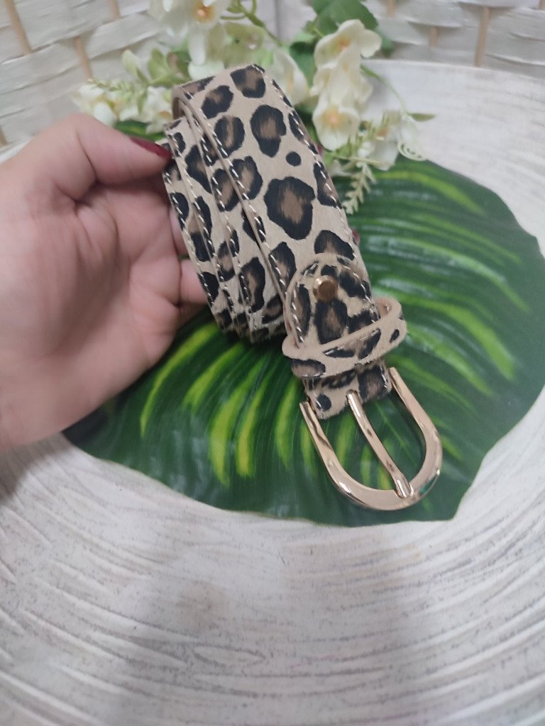 CINTURON PIEL PRINT.