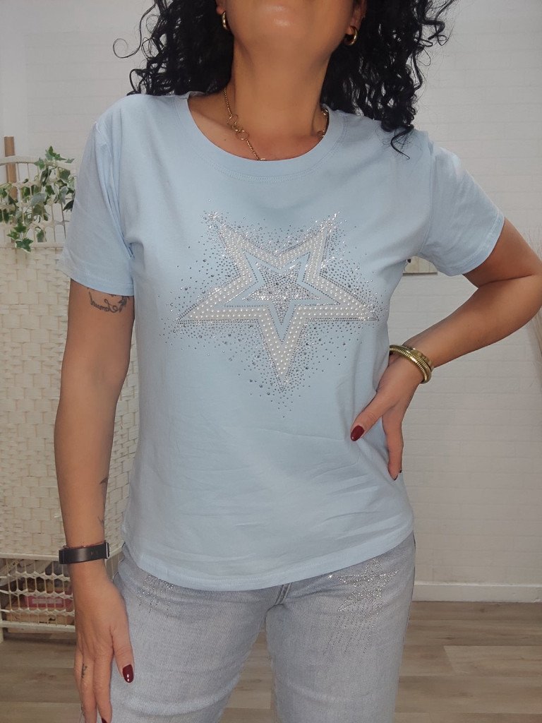 CAMISETA ESTRELLA BRILLO.