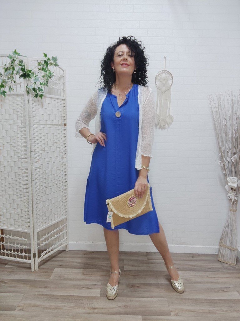 VESTIDO BOTON.