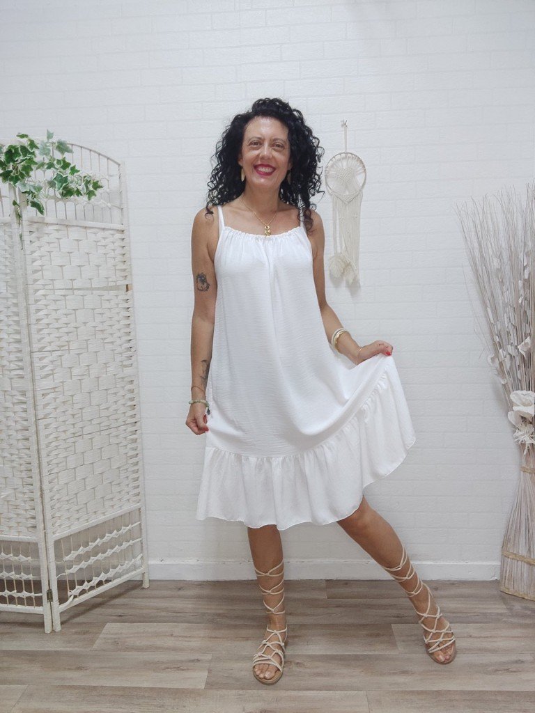 VESTIDO CATI LISO.
