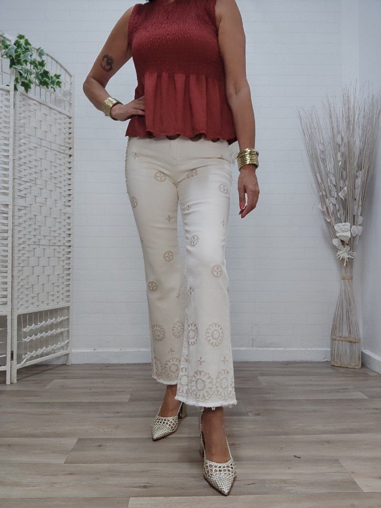 PANTALÓN SEPTIEMBRE BEIGE.