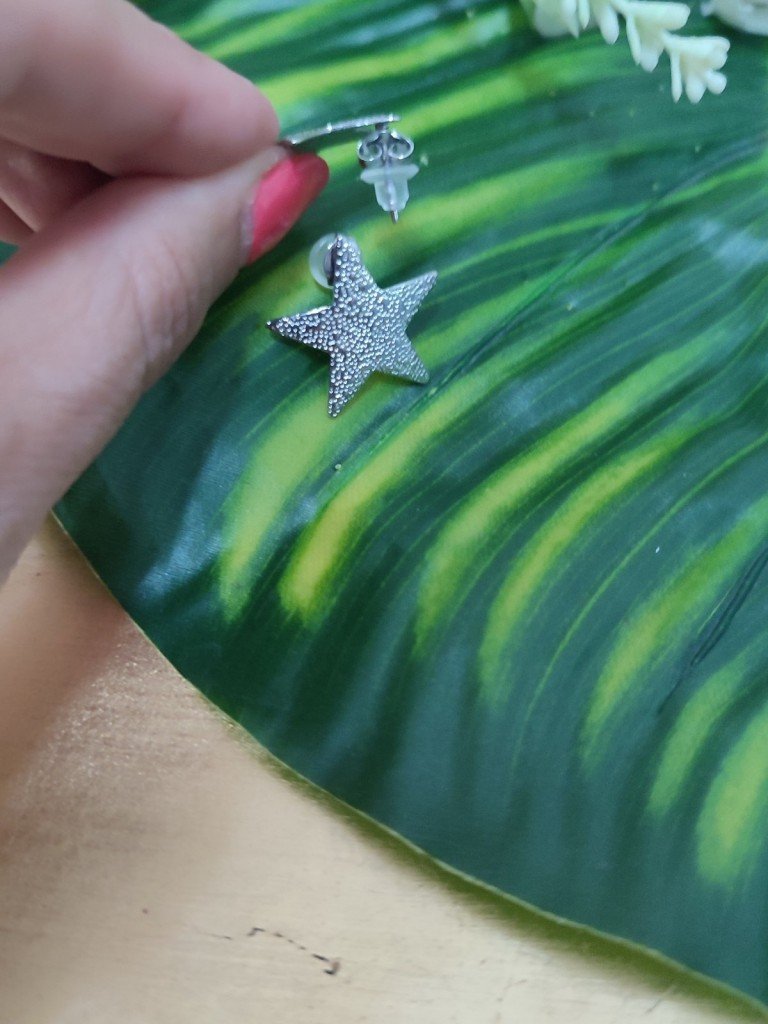 PENDIENTES ESTRELLA PLATA.