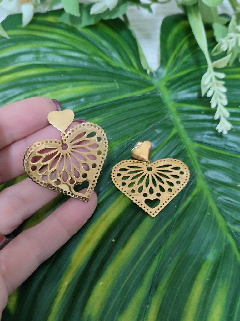 PENDIENTES CORAZON.