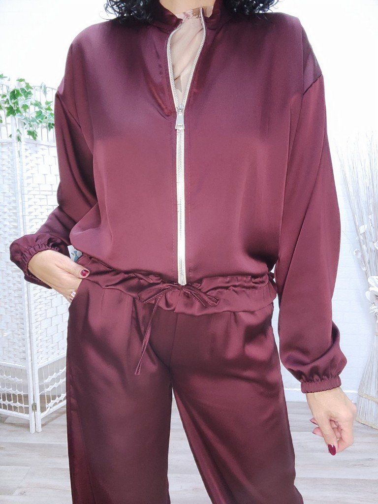 BOMBER SATINADA NIEVES.