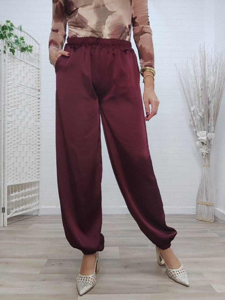 PANTALON SATINADO NIEVES.