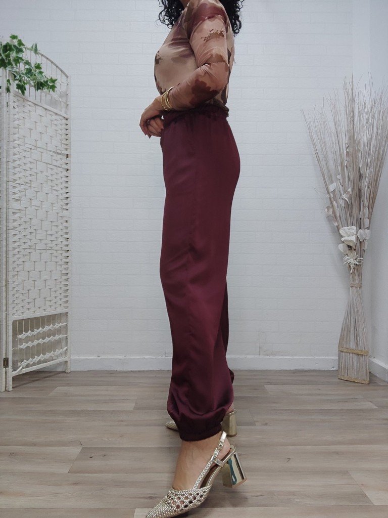 PANTALON SATINADO NIEVES.