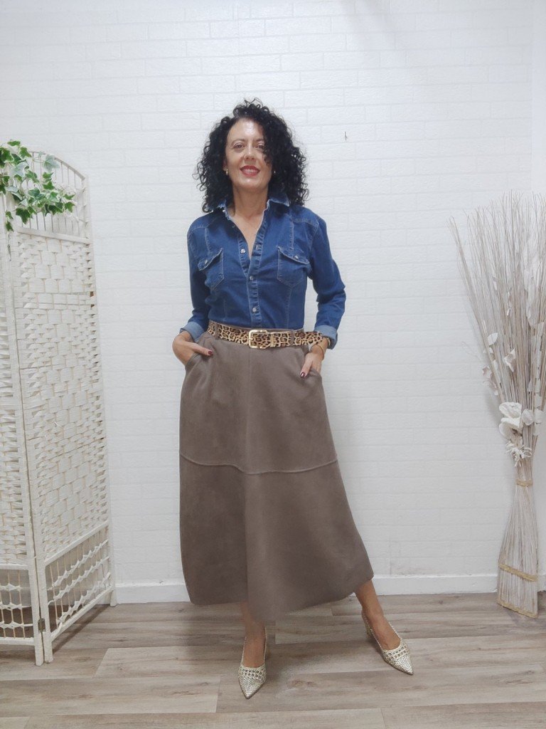 FALDA ANTELINA CINTURON.