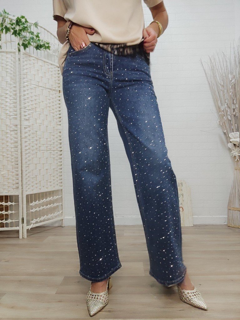 PANTALON STRASS.