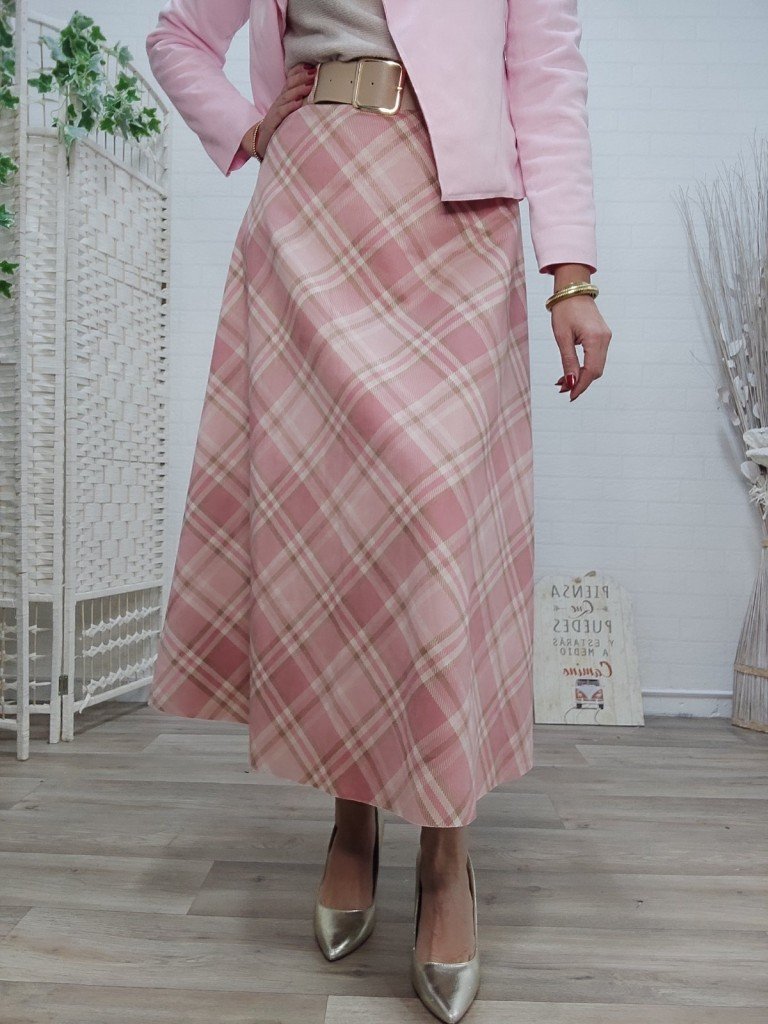 FALDA CÁCERES ROSA.