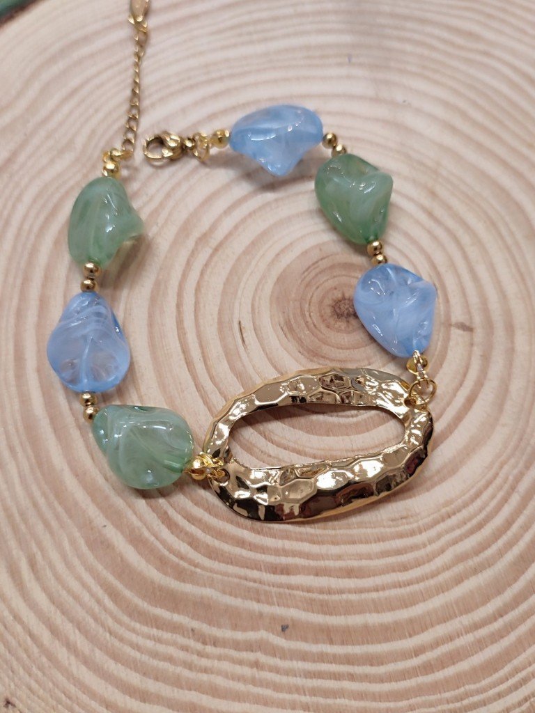 PULSERA MÓNICA CELESTE.