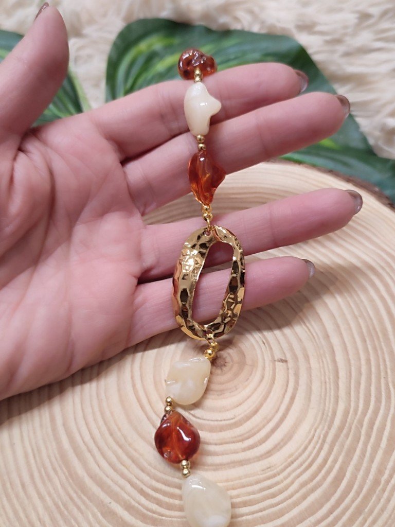 PULSERA MÓNICA MARRÓN.