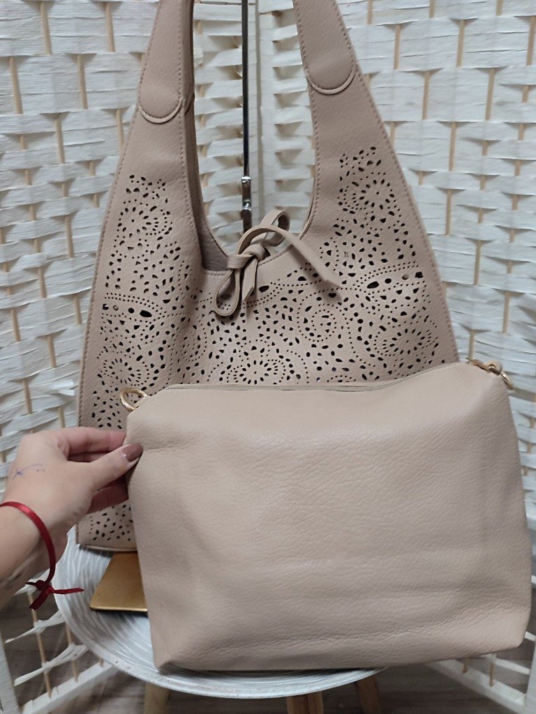 BOLSO MEME BEIGE.