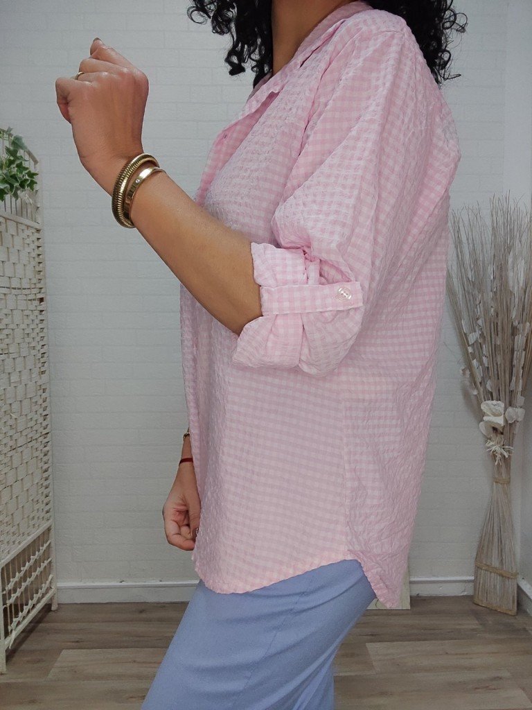 CAMISA VICHI ROSA. 2