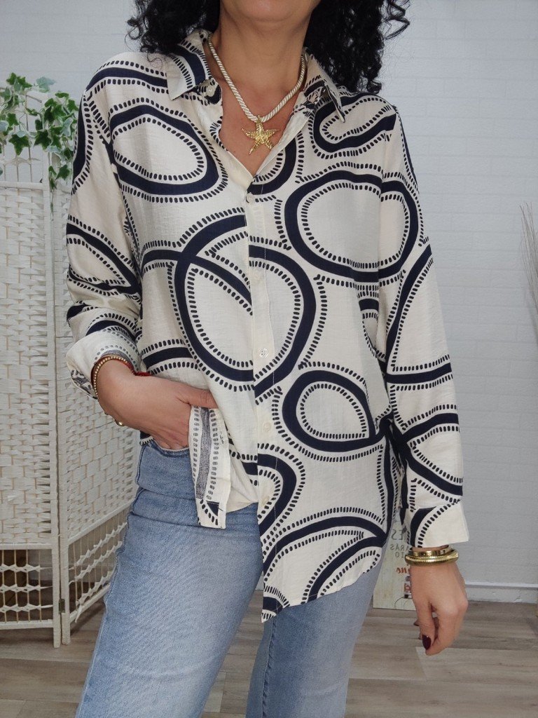 CAMISA ITALIA AZUL. 2