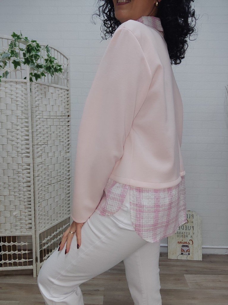 SUDADERA MABEL ROSA.