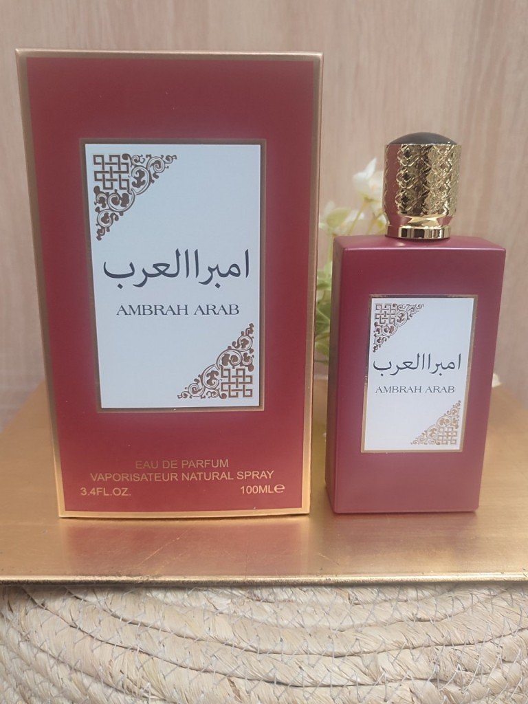 AGUA DE PERFUME AMBRAH.