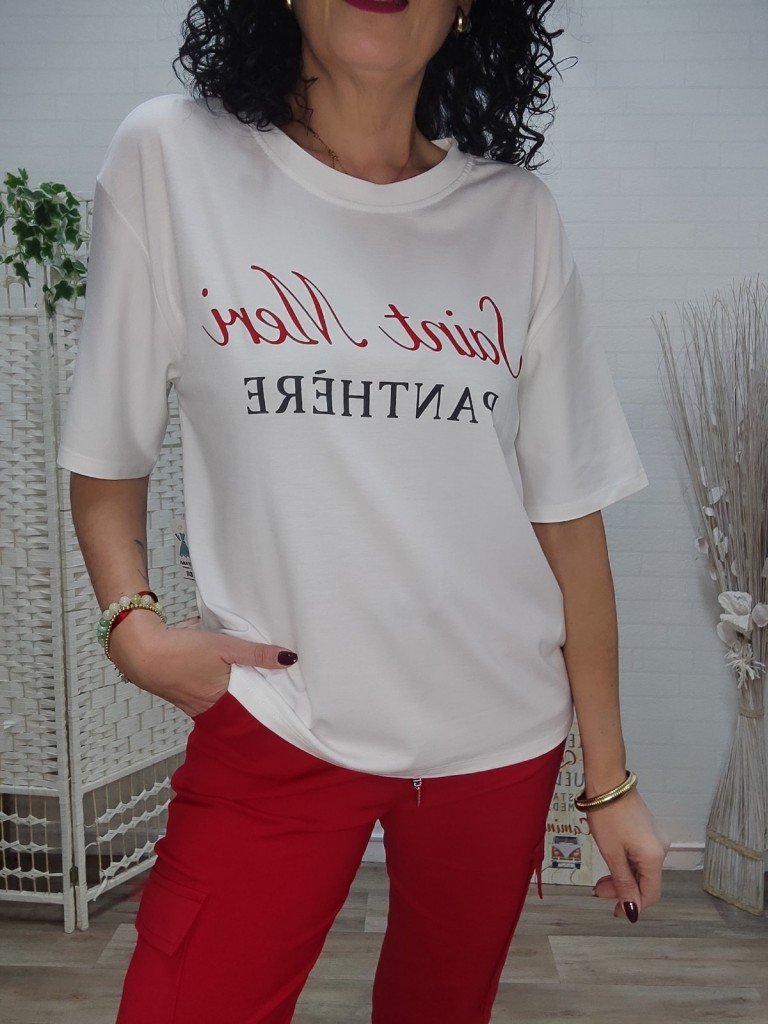 CAMISETA MERI BLANCA.