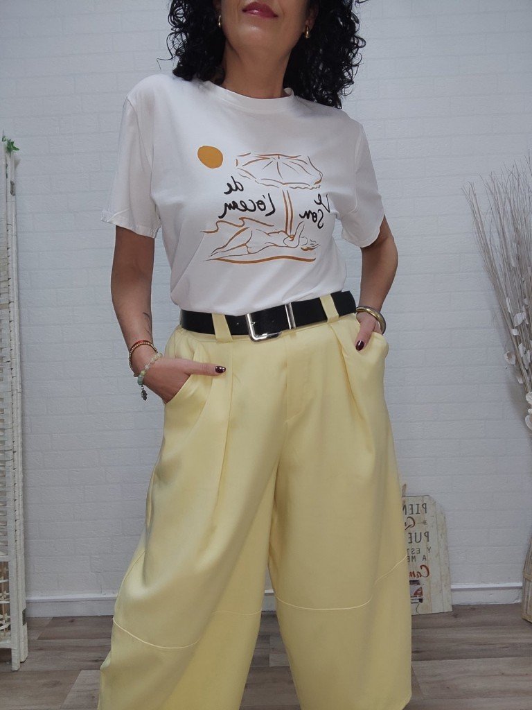 CAMISETA VERANO BLANCA.