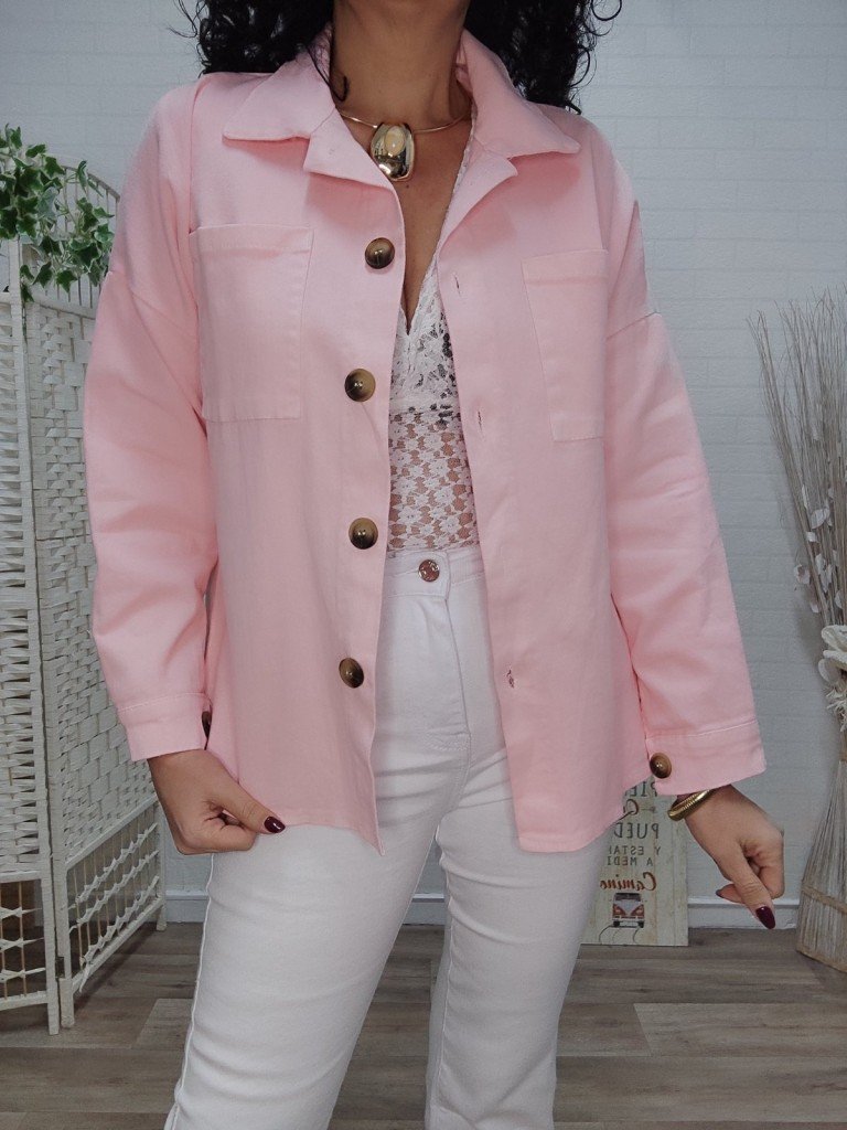 CHAQUETA ABRIL ROSA.