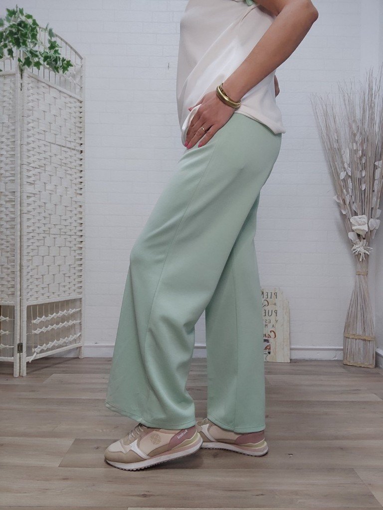 PANTALON TANIA TURQUESA.