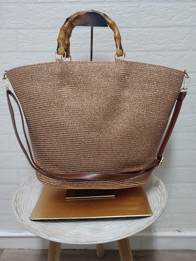 BOLSO MARI NIEVES ROSADO. 2