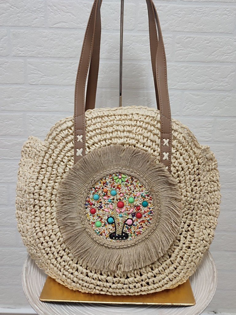 BOLSO MALLORCA BEIGE. 2