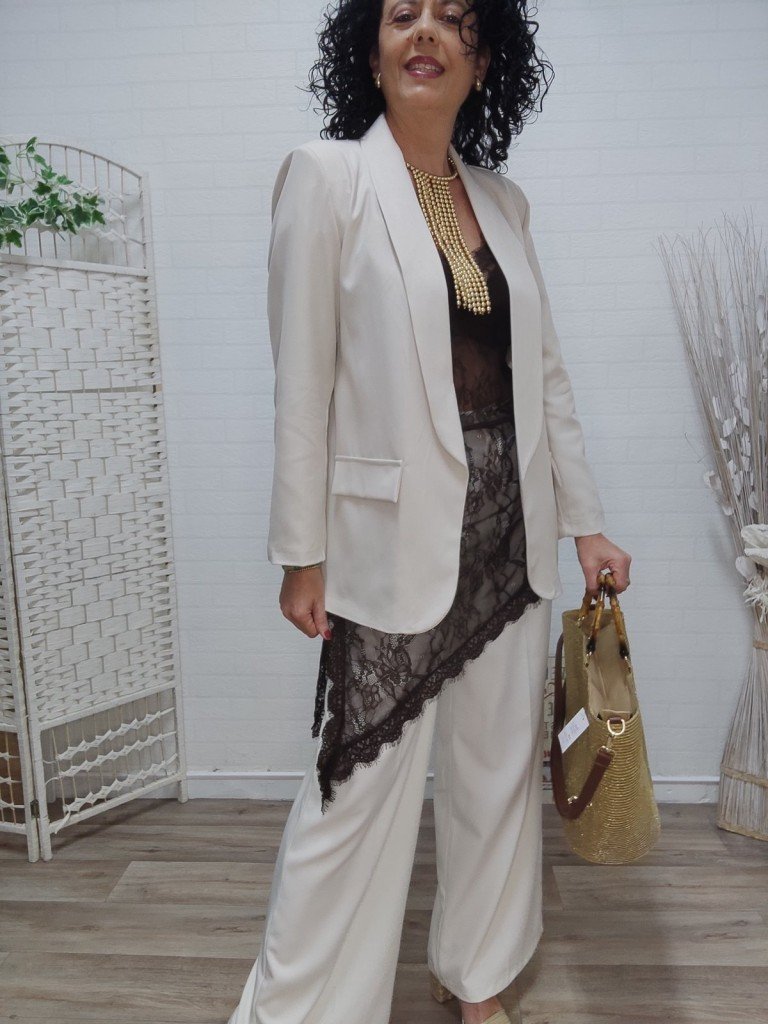 BLAZER MALENA BEIGE.