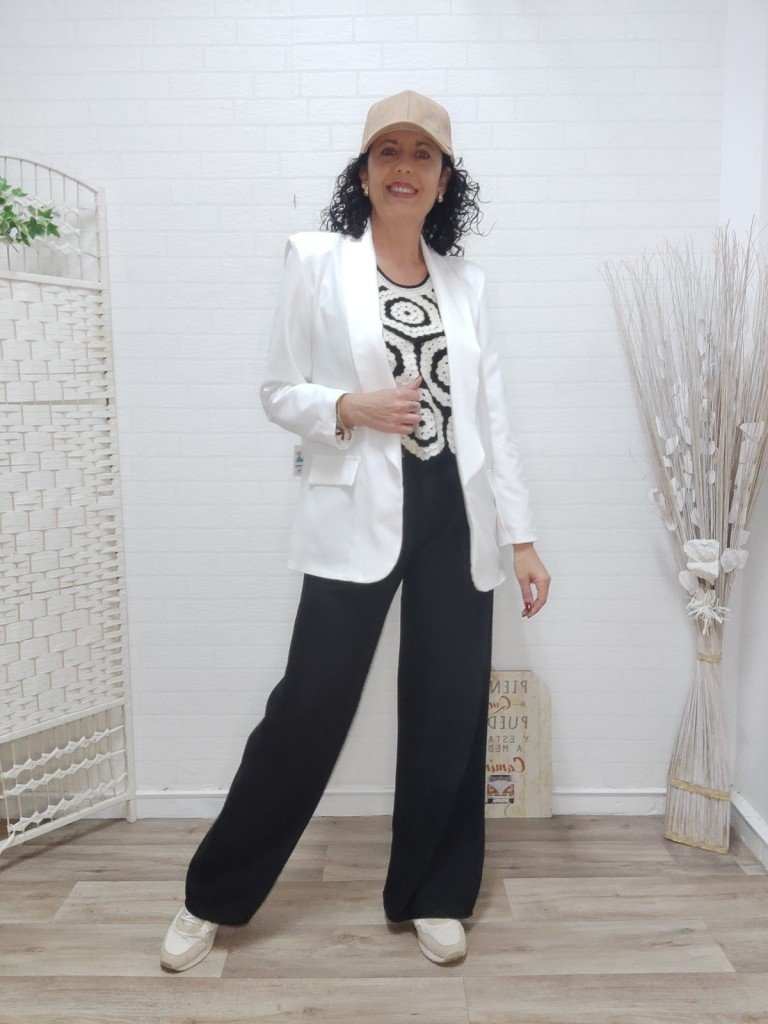 BLAZER MALENA BLANCA