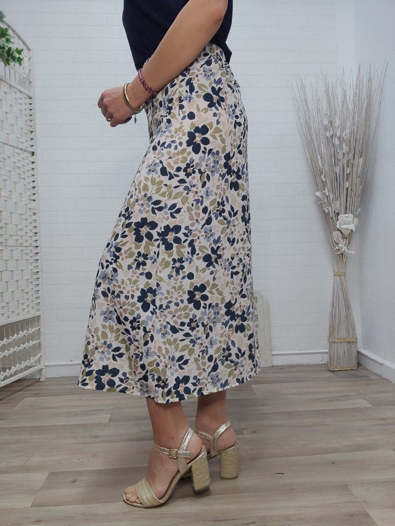 FALDA FLORES AZUL. 2