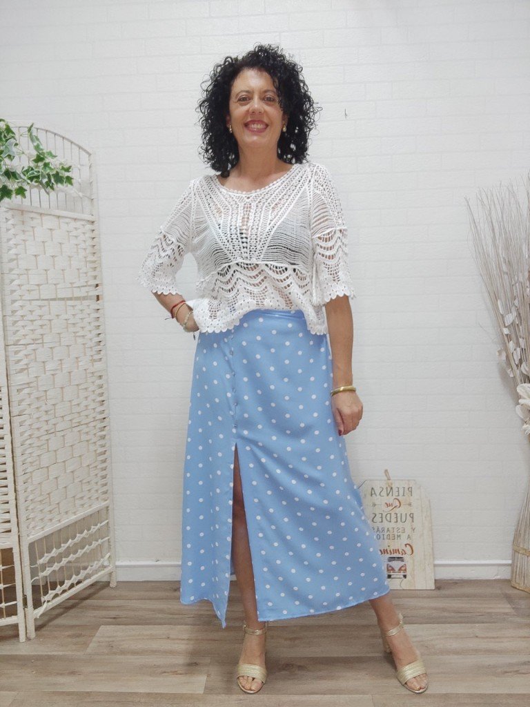 FALDA LUNARES CELESTE. 2