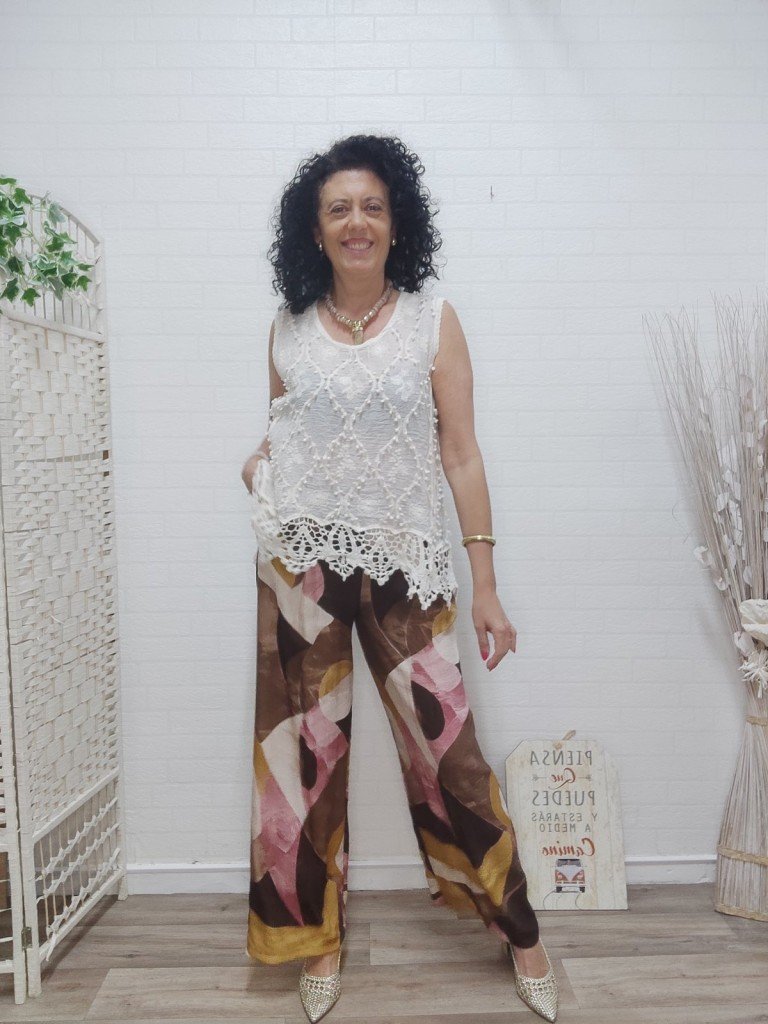 BLUSA TERESA BEIGE.