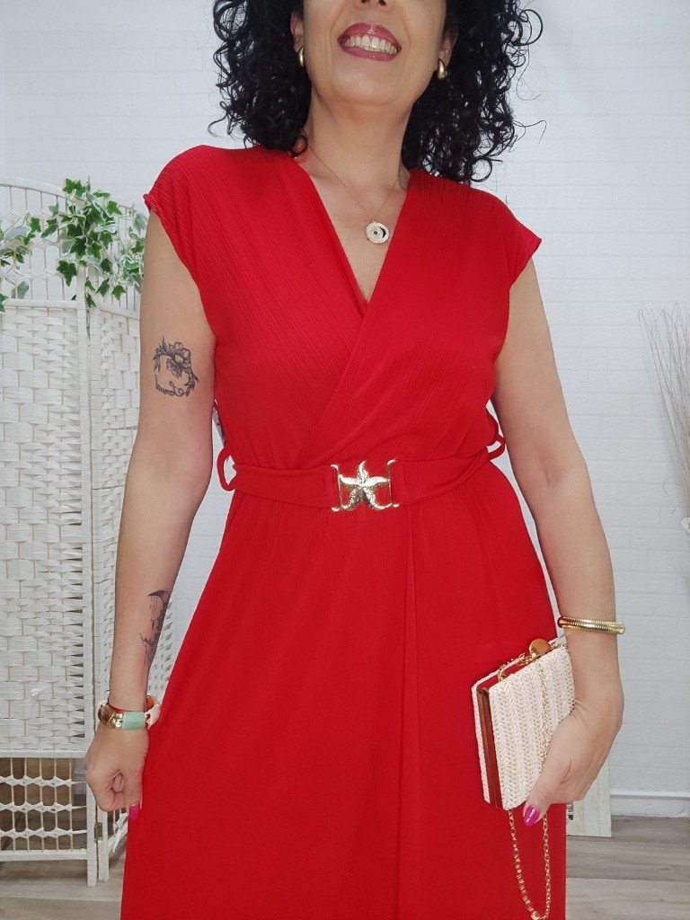 VESTIDO NATALIA ROJO. 2