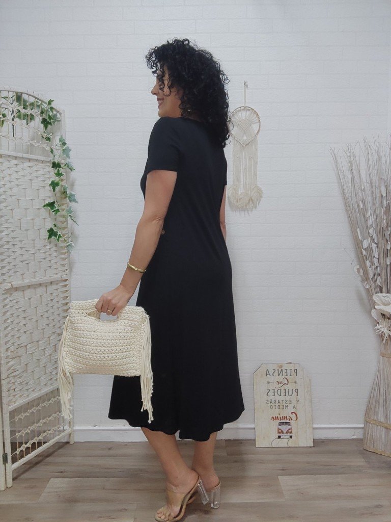 VESTIDO SALINAS NEGRO.