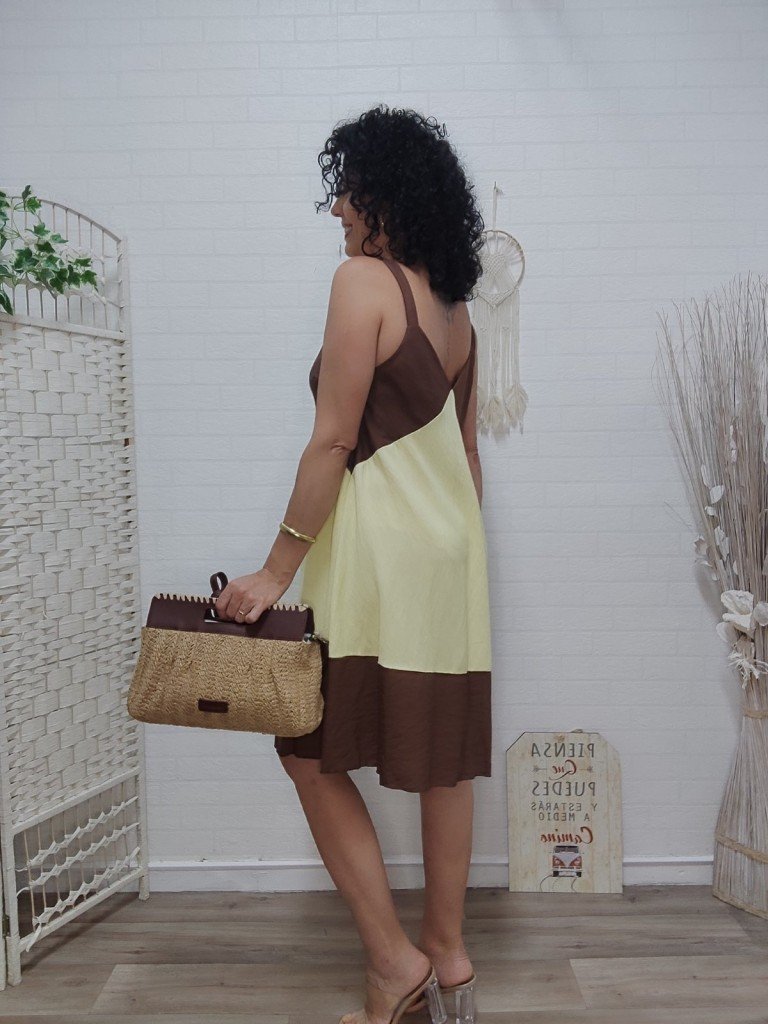 VESTIDO SARAYMA AMARILLO.
