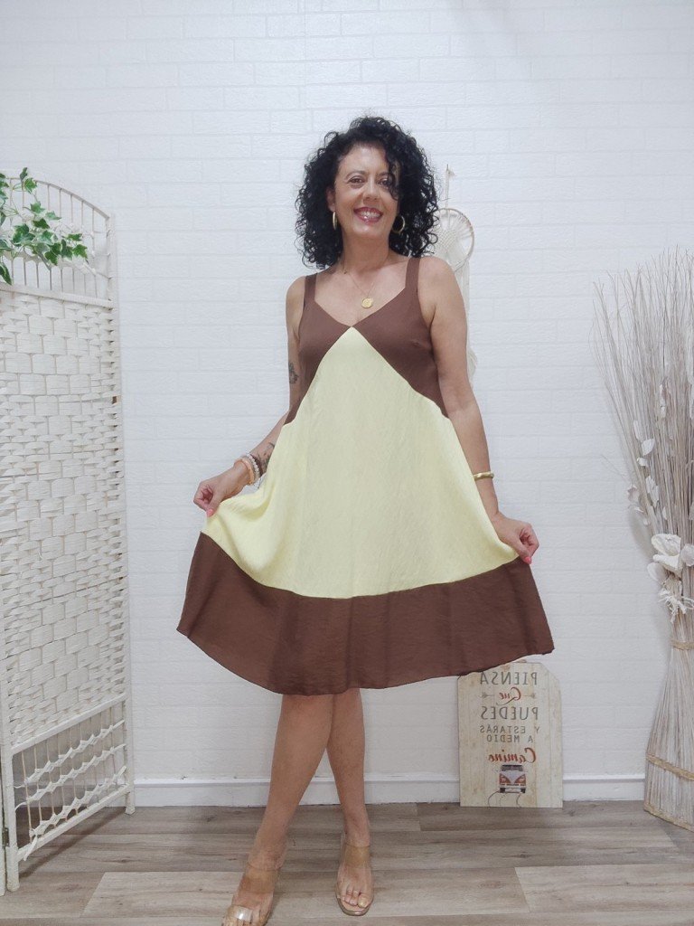VESTIDO SARAYMA AMARILLO.
