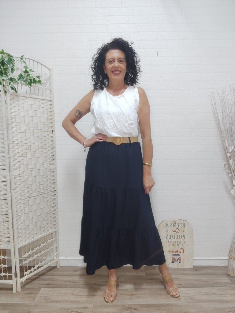FALDA MENORCA AZUL.