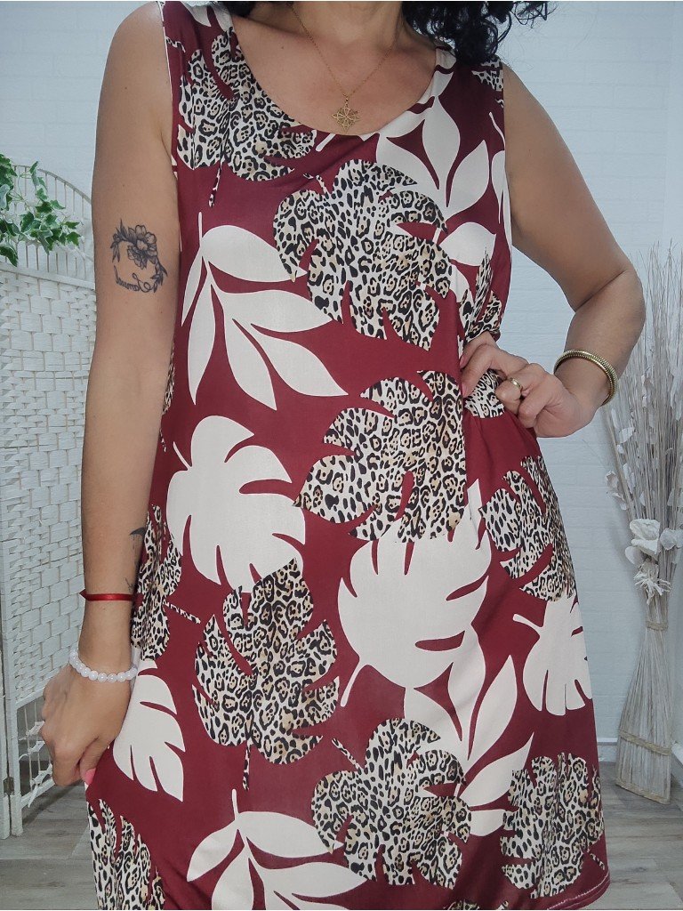 VESTIDO MARTA BURDEOS. 2