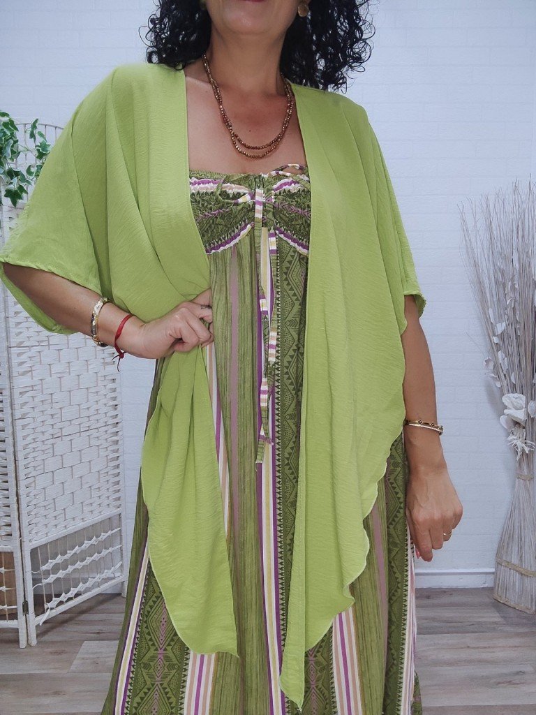 KIMONO LISO LIMA. 2