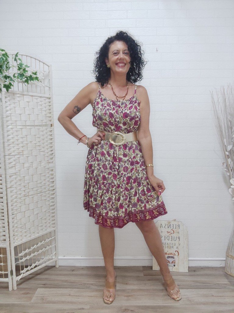 VESTIDO VERANO ROSA.