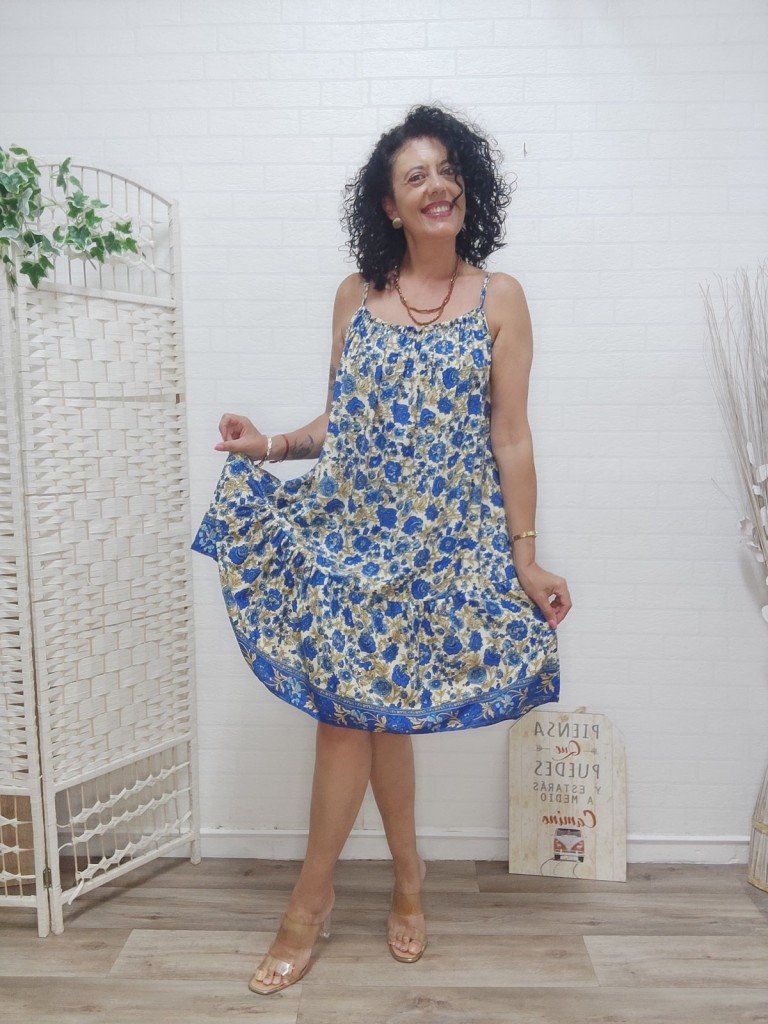 VESTIDO VERANO AZUL.