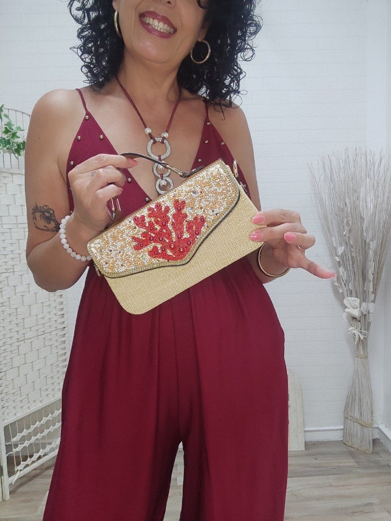 BOLSO CATRINA ROJO.