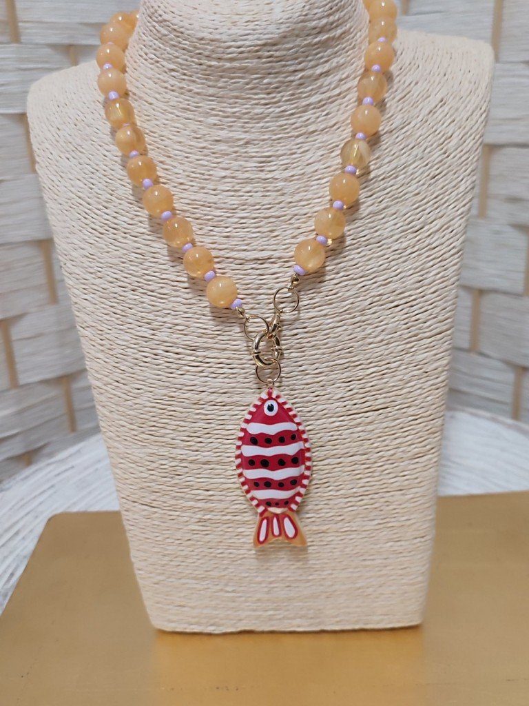 COLLAR MOTRIL CORAL.