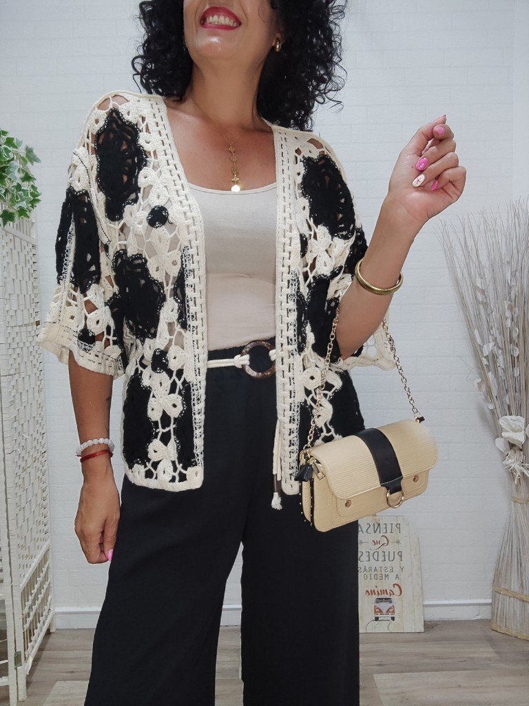 CHAQUETA CROCHET RAQUEL.