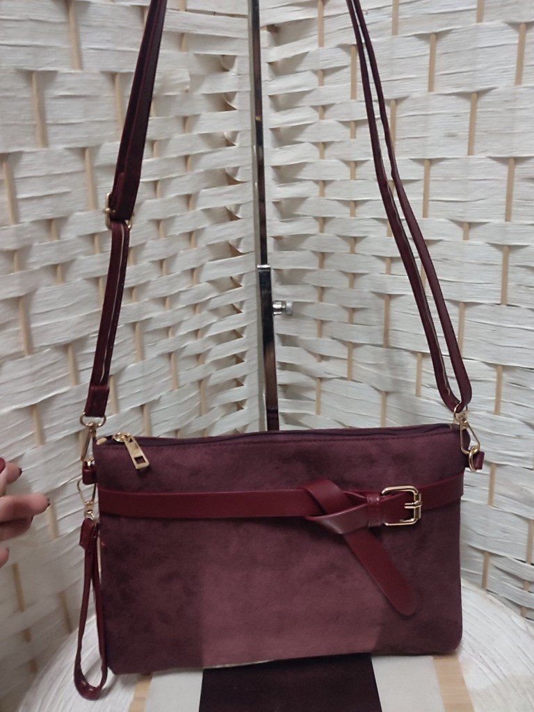 BOLSO PALOMA BURDEOS.