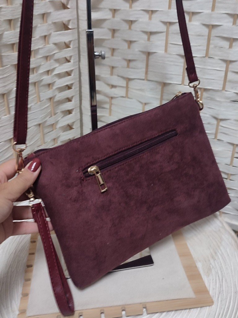 BOLSO PALOMA BURDEOS.