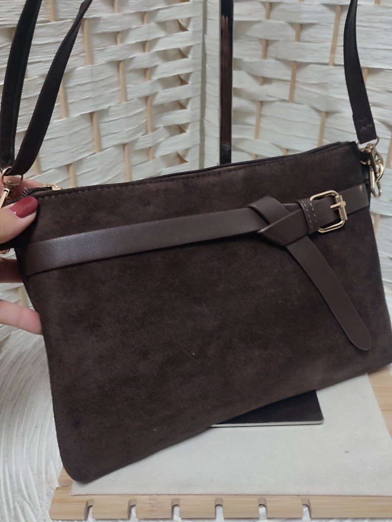 BOLSO PALOMA MARRÓN.