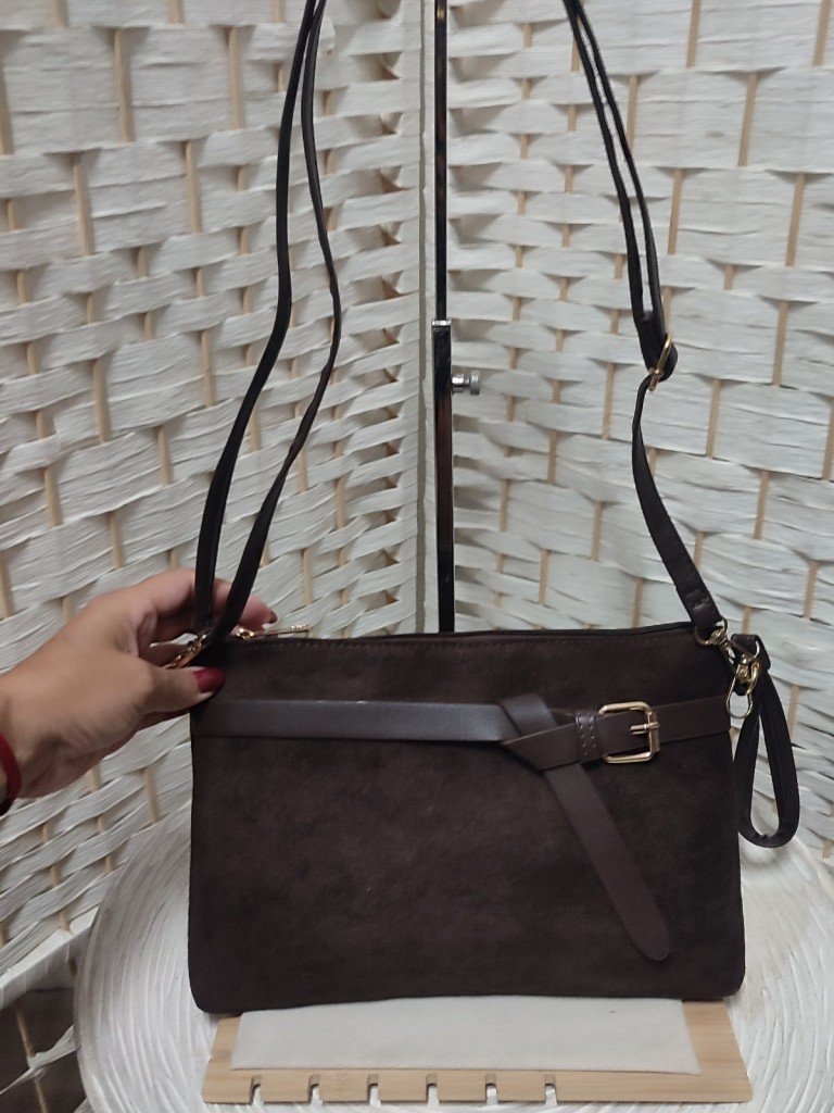 BOLSO PALOMA MARRÓN.