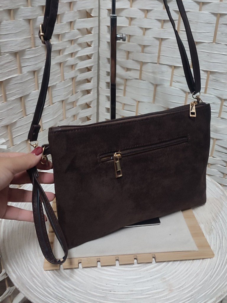 BOLSO PALOMA MARRÓN.