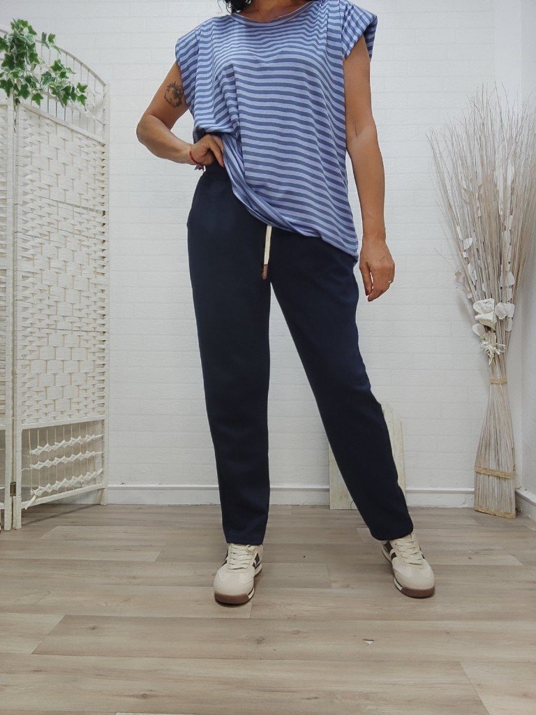 PANTALÓN NOELIA AZUL.