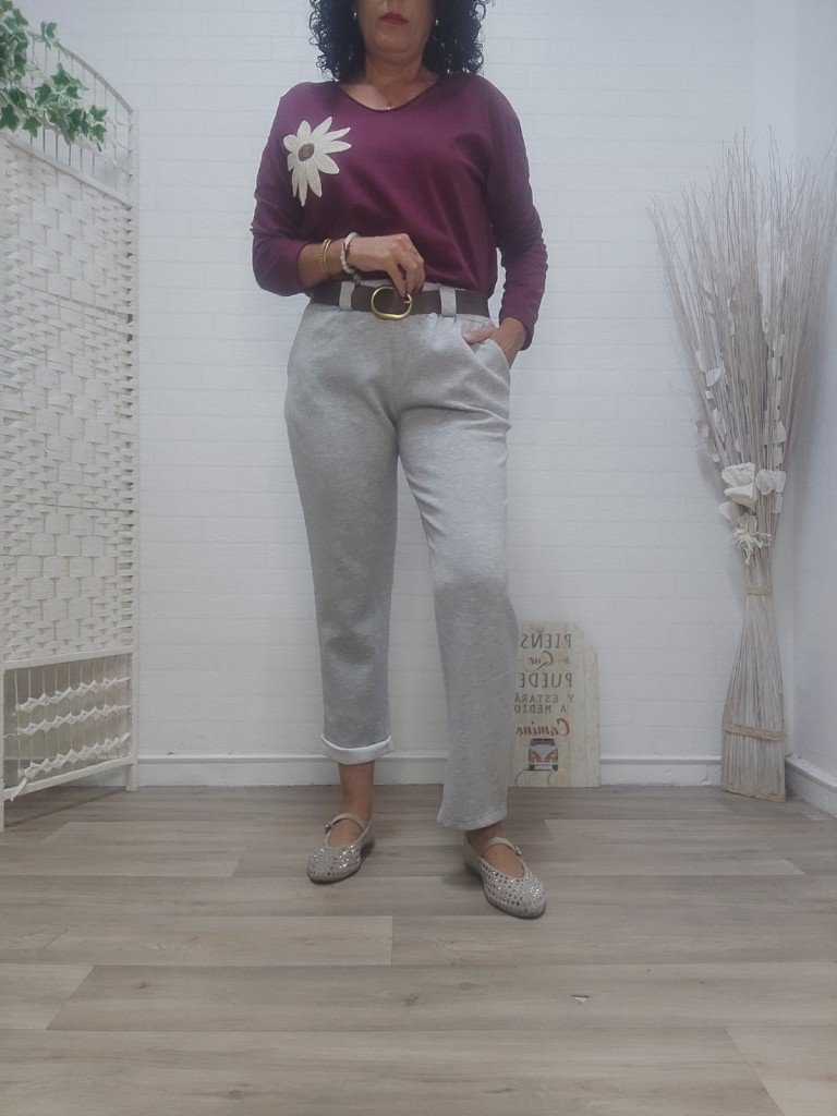 PANTALÓN NURIA GRIS.